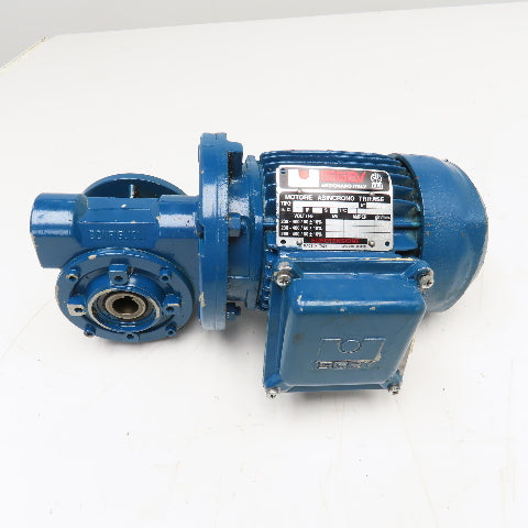 ISGEV A63B4 28:1 Ratio 57RPM Output Gear Motor 230/460V 3Ph 0.18/22kW