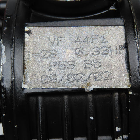 ISGEV A63B4 28:1 Ratio 57RPM Output Gear Motor 230/460V 3Ph 0.18/22kW