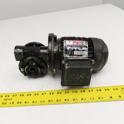 ISGEV A63B4 28:1 Ratio 57RPM Output Gear Motor 230/460V 3Ph 0.18/22kW