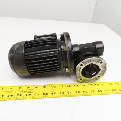ISGEV A63B4 28:1 Ratio 57RPM Output Gear Motor 380-440V Y 3Ph 0.18/22kW 50/60Hz