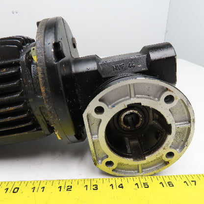 ISGEV A63B4 28:1 Ratio 57RPM Output Gear Motor 380-440V Y 3Ph 0.18/22kW 50/60Hz