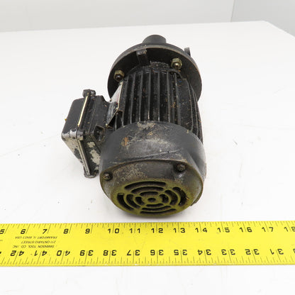 ISGEV A63B4 28:1 Ratio 57RPM Output Gear Motor 380-440V Y 3Ph 0.18/22kW 50/60Hz