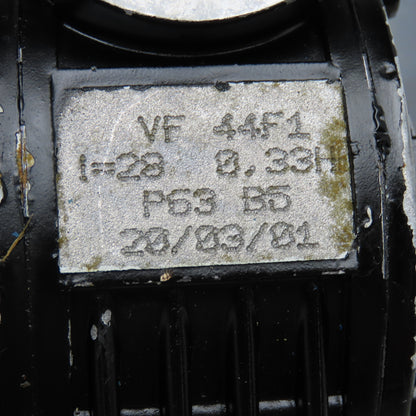 ISGEV A63B4 28:1 Ratio 57RPM Output Gear Motor 230/460V 3Ph .18/.22kW 50/60Hz