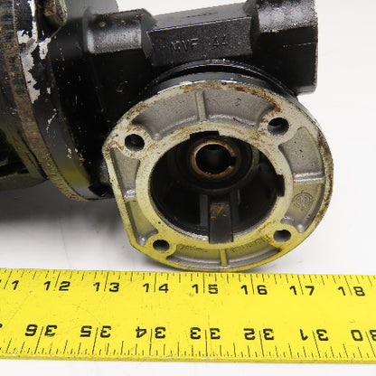 ISGEV A63B4 28:1 Ratio 57RPM Output Gear Motor 230/460V 3Ph .18/.22kW 50/60Hz