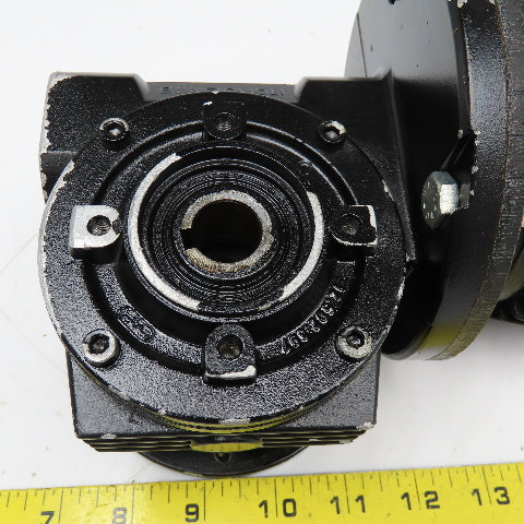 ISGEV A63B4 28:1 Ratio 57RPM Output Gear Motor 230/460V 3Ph .18/.22kW 50/60Hz