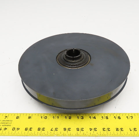 10" OD 1" Wide Belt Idler Pulley 1-1/2" Keyless Bushing Bore
