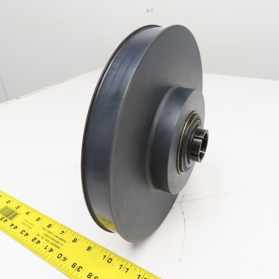 10" OD 1" Wide Belt Idler Pulley 1-1/2" Keyless Bushing Bore