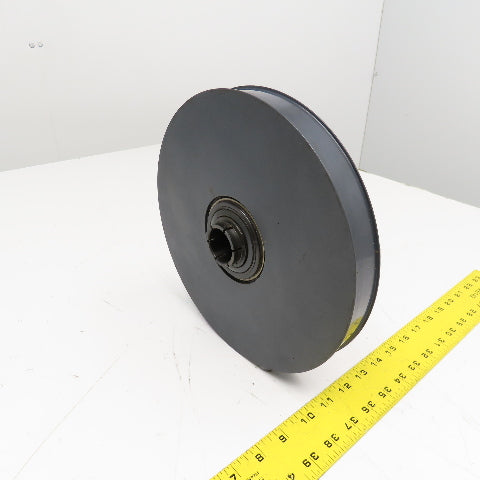 10" OD 1" Wide Belt Idler Pulley 1-1/2" Keyless Bushing Bore