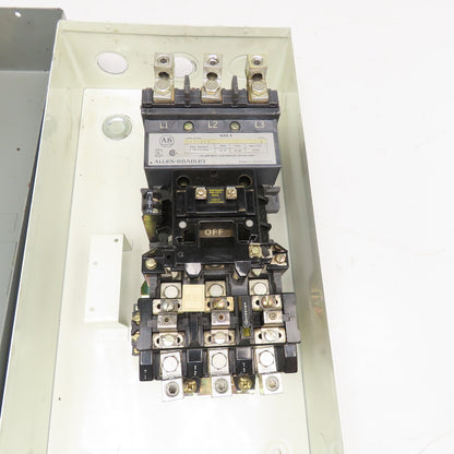 Allen Bradley 509-DAD Size 3 Motor Starter 3P 509-DOD 600V 90A 50Hp 480V Coil