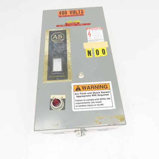 Allen Bradley 509-DAD Size 3 Motor Starter 3P 509-DOD 600V 90A 50Hp 480V Coil