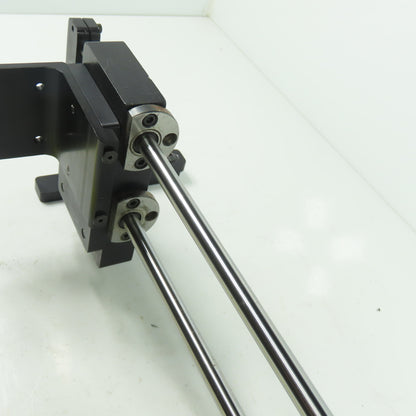Double Rod Linear Rail Guide 10-1/2"Rod Length Travel 12" OAL