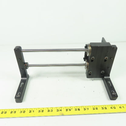Double Rod Linear Rail Guide 10-1/2"Rod Length Travel 12" OAL