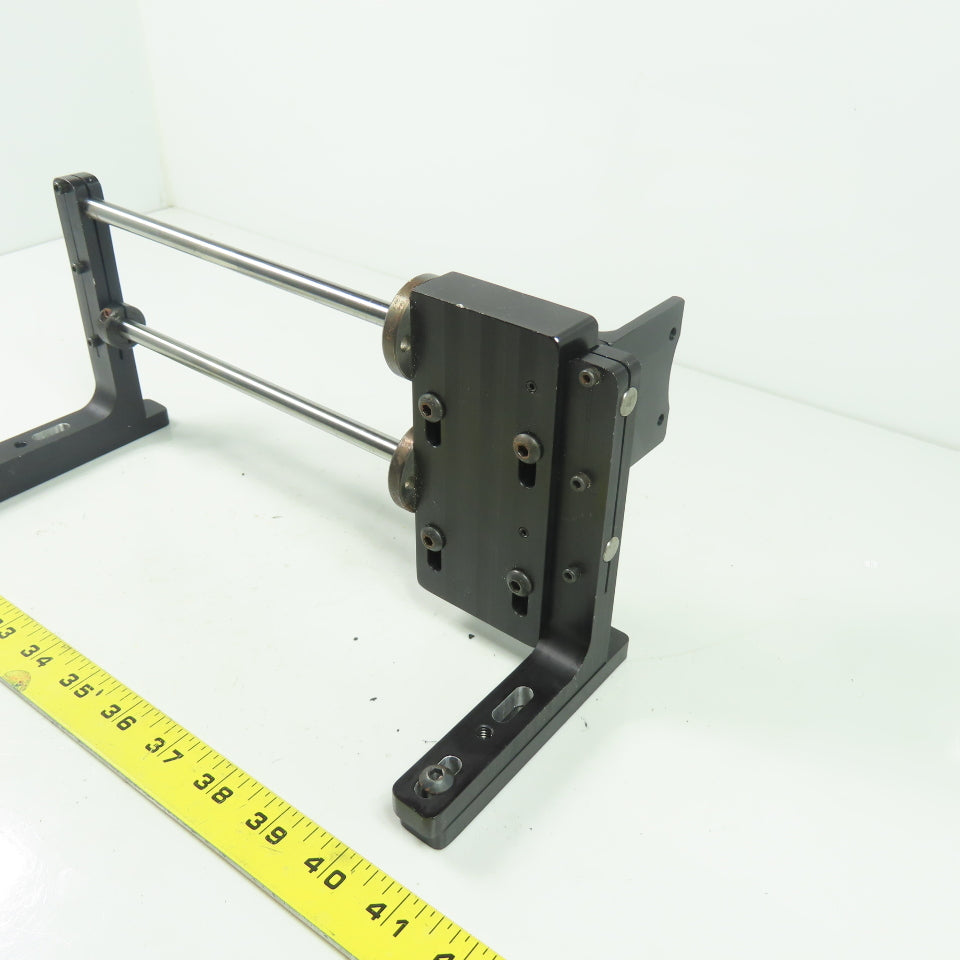 Double Rod Linear Rail Guide 10-1/2"Rod Length Travel 12" OAL