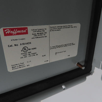 A1614CH 16"x14"x6" Electrical Enclosure With Back Plate