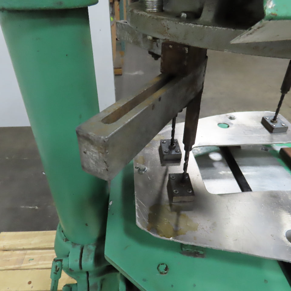 Buffalo No. 18 Drill Press 110V 1Ph Thrift Master 8 Position Multi Spindle Head