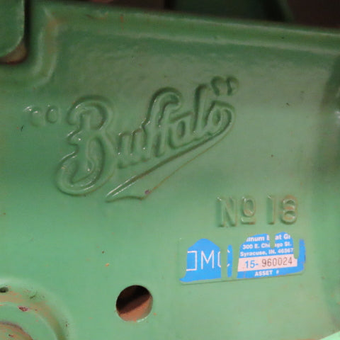 Buffalo No. 18 Drill Press 110V 1Ph Thrift Master 8 Position Multi Spindle Head