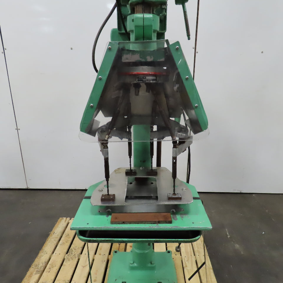 Buffalo No. 18 Drill Press 110V 1Ph Thrift Master 8 Position Multi Spindle Head