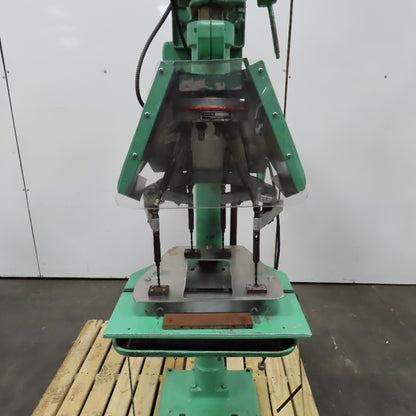 Buffalo No. 18 Drill Press 110V 1Ph Thrift Master 8 Position Multi Spindle Head