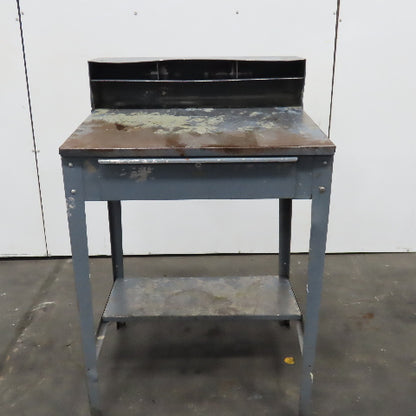 35" x 30" x 43" Working Height Standing Work Station Foreman Shop Desk