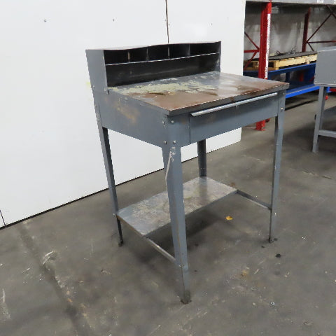 35" x 30" x 43" Working Height Standing Work Station Foreman Shop Desk