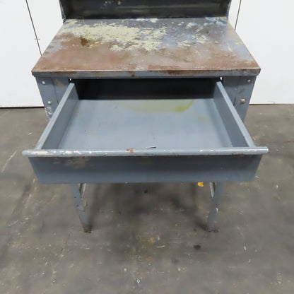 35" x 30" x 43" Working Height Standing Work Station Foreman Shop Desk