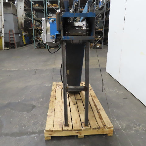 6" x 144" Incline Chip Conveyor 230/460V 3Ph 6FPM 56" Discharge Height