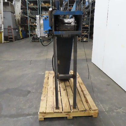 6" x 144" Incline Chip Conveyor 230/460V 3Ph 6FPM 56" Discharge Height