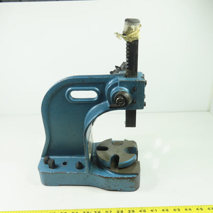 No. 1 Mandrel Bench Mount Arbor Press 4" Throat