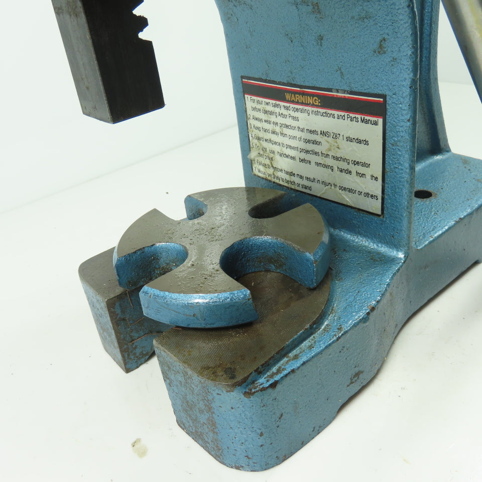 No. 1 Mandrel Bench Mount Arbor Press 4" Throat