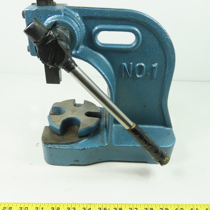 No. 1 Mandrel Bench Mount Arbor Press 4" Throat
