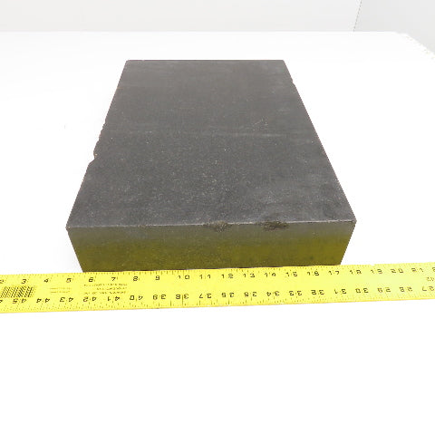 18" x 12" x 3" Thick Black Granite Layout Measurement Surface Plate