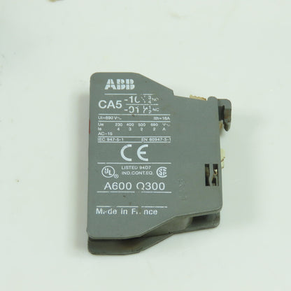 ABB CA5-10 690V Auxiliary Contact Block 16A Lot Of 10