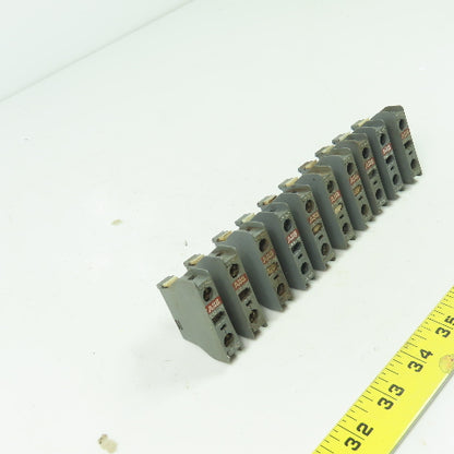 ABB CA5-10 690V Auxiliary Contact Block 16A Lot Of 10