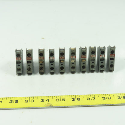 ABB CA5-10 690V Auxiliary Contact Block 16A Lot Of 10