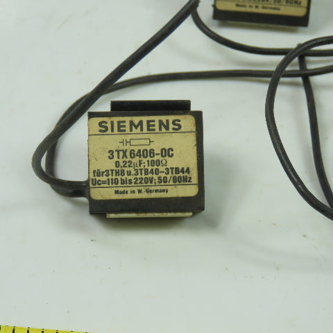 Siemens 3TX6406-0C 110/120V Surge Suppressor 50/60Hz Lot Of 10