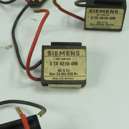 Siemens 3TX4210-0M 24-220VDC Surge Suppressors Lot Of 25