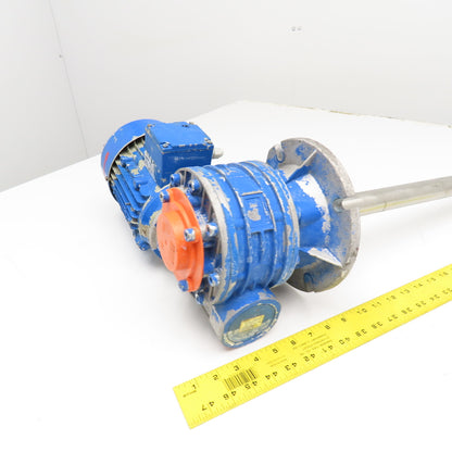 Walther Flender MI.70F .86kW 230-480V 50/60Hz 20:1 85RPM Mixer Gear Motor