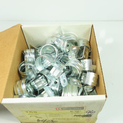 Minerallac 44563 1-1/4" One Hole Conduit Straps Lot Of 96