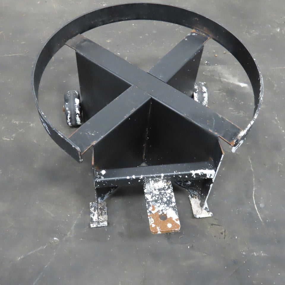 Heavy Duty Industrial 55 Gallon Drum Transport Dolley 2 Wheel Needs Handle