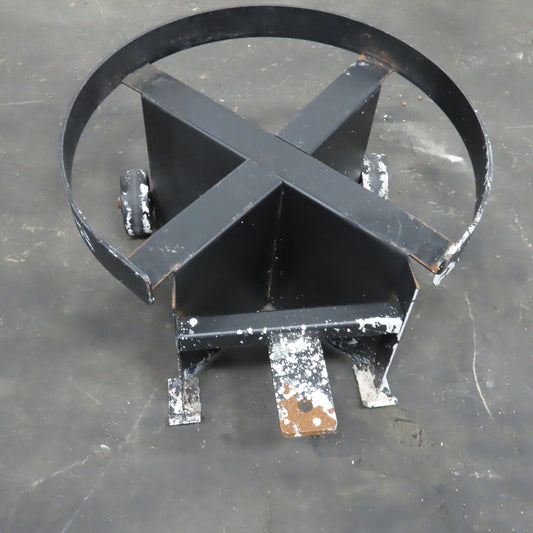 Heavy Duty Industrial 55 Gallon Drum Transport Dolley 2 Wheel Needs Handle