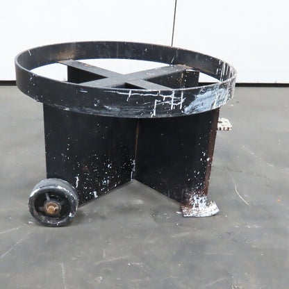 Heavy Duty Industrial 55 Gallon Drum Transport Dolley 2 Wheel Needs Handle