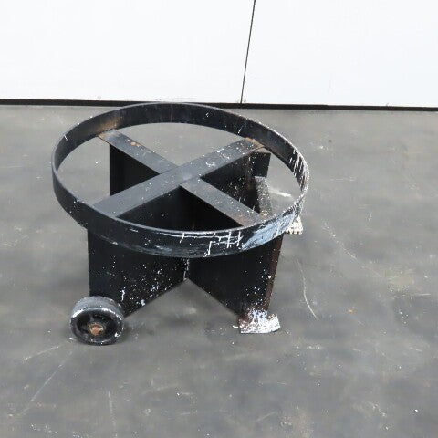Heavy Duty Industrial 55 Gallon Drum Transport Dolley 2 Wheel Needs Handle
