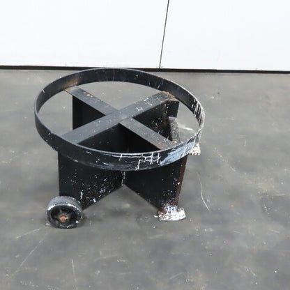 Heavy Duty Industrial 55 Gallon Drum Transport Dolley 2 Wheel Needs Handle