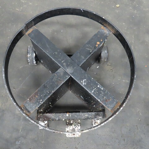 Heavy Duty Industrial 55 Gallon Drum Transport Dolley 2 Wheel Needs Handle