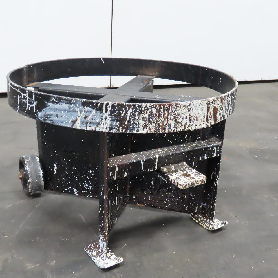 Heavy Duty Industrial 55 Gallon Drum Transport Dolley 2 Wheel Needs Handle
