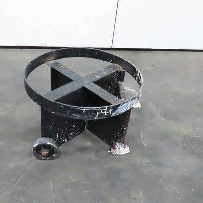 Heavy Duty Industrial 55 Gallon Drum Transport Dolley 2 Wheel Needs Handle