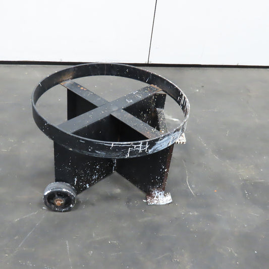 Heavy Duty Industrial 55 Gallon Drum Transport Dolley 2 Wheel Needs Handle