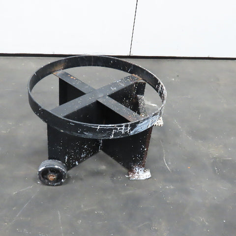 Heavy Duty Industrial 55 Gallon Drum Transport Dolley 2 Wheel Needs Handle