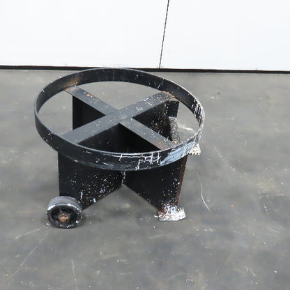 Heavy Duty Industrial 55 Gallon Drum Transport Dolley 2 Wheel Needs Handle