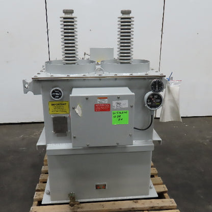 Stein 460V 1Ph Pri. 65,000VDC Avg. Transformer Rectifier T/R Set 92.8kVa